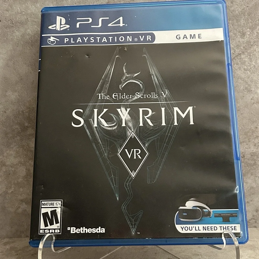 The Elder Scrolls V Skyrim VR (Sony PlayStation 4, PS4) Complete in Box CIB